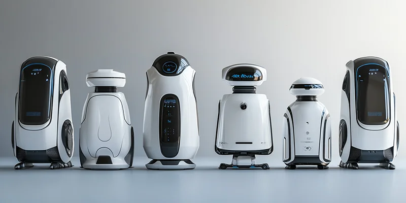 Different office robots for tasks